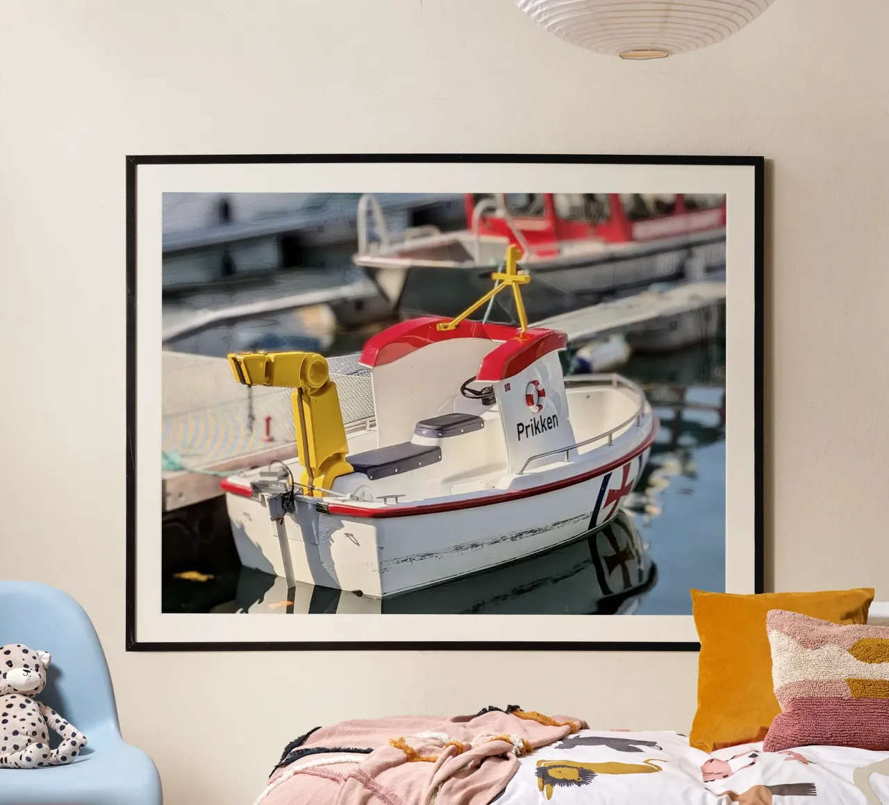 Hammerfest, Norvegia, motivo 1 poster con telaio in legno da ZAMART - Fotografie