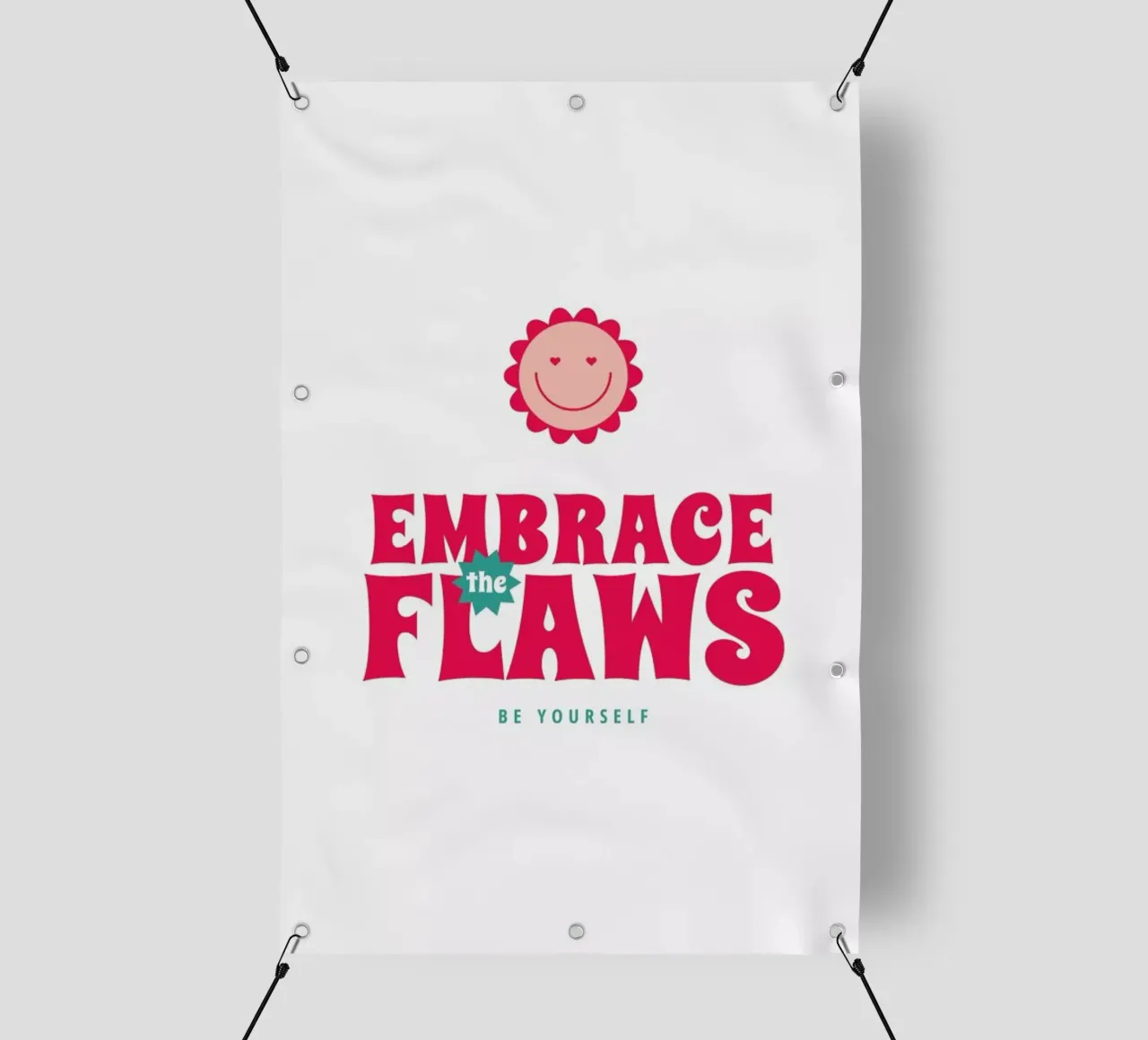 Embrace Flaws telo in pvc da Studio One