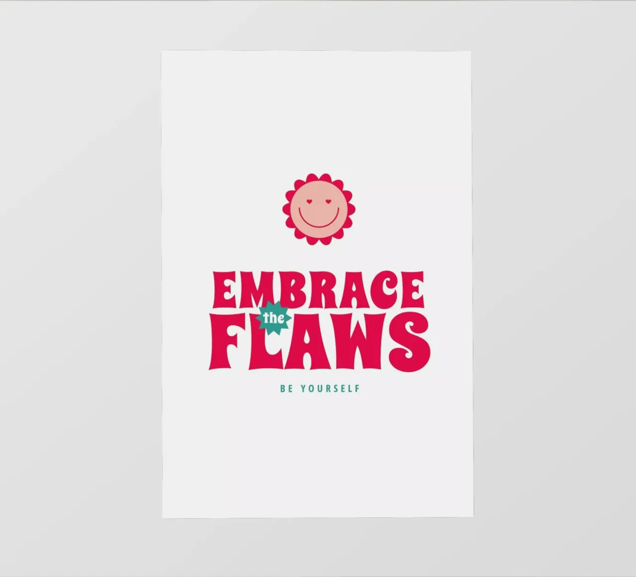 Embrace Flaws telo in pvc da Studio One