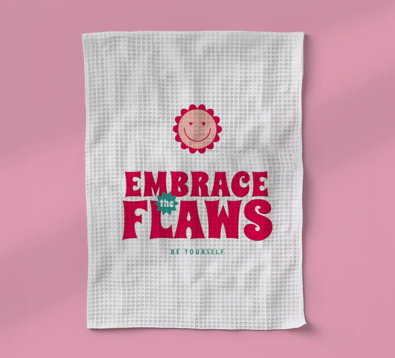 Embrace Flaws canovaccio da cucina da Studio One