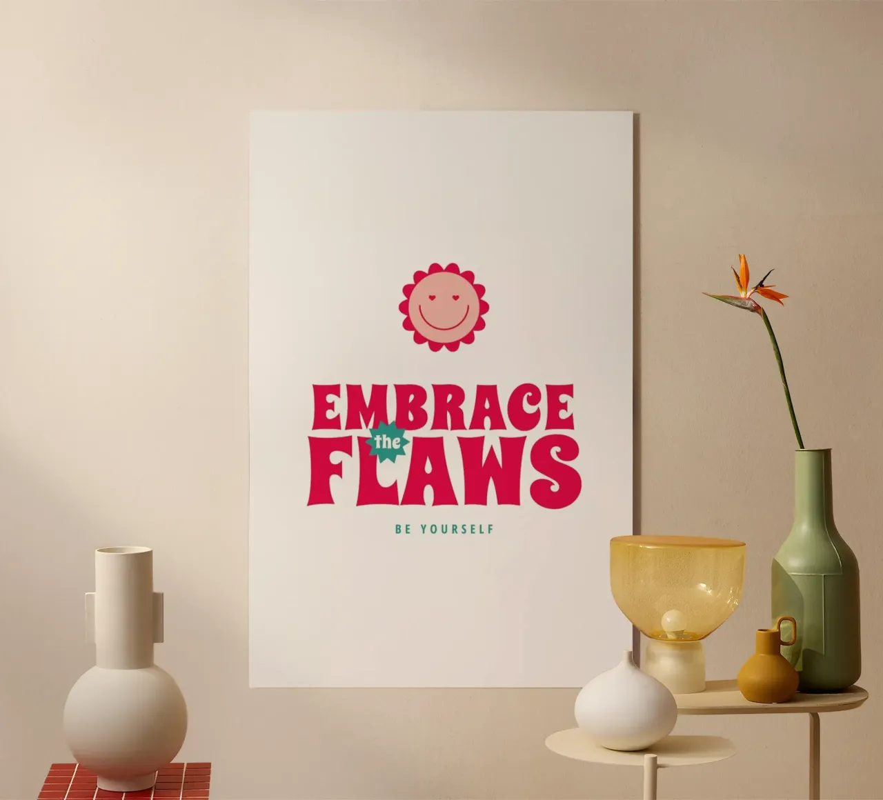 Embrace Flaws plexiglass da Studio One
