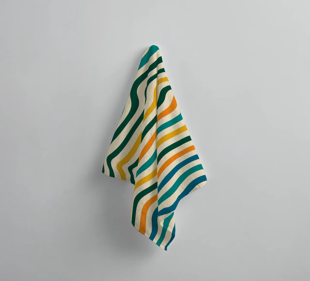 Wive Line Modern Abstract Design towel by Bulaxtims