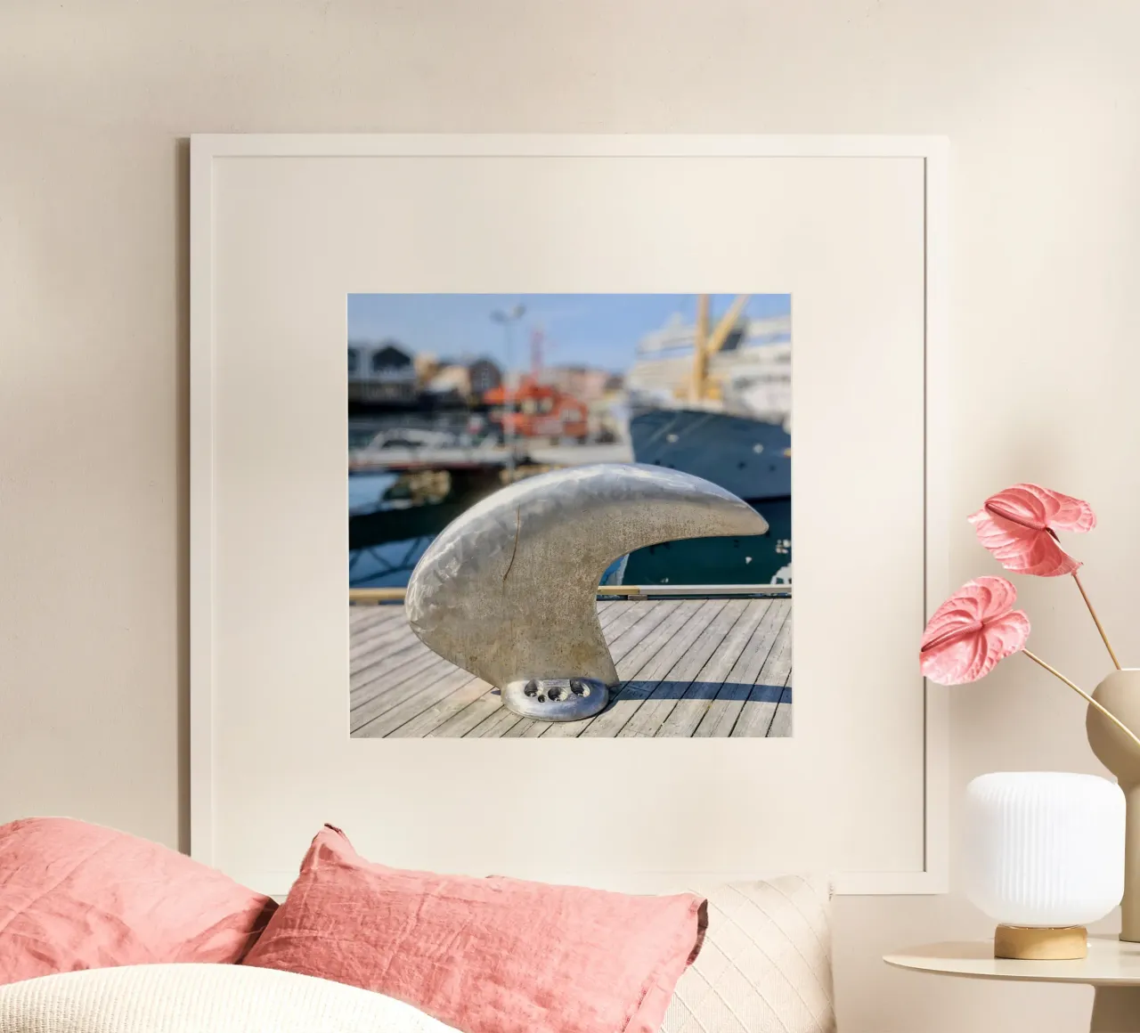 Hammerfest, Norvegia, motivo 2 poster con telaio in legno da ZAMART - Fotografie