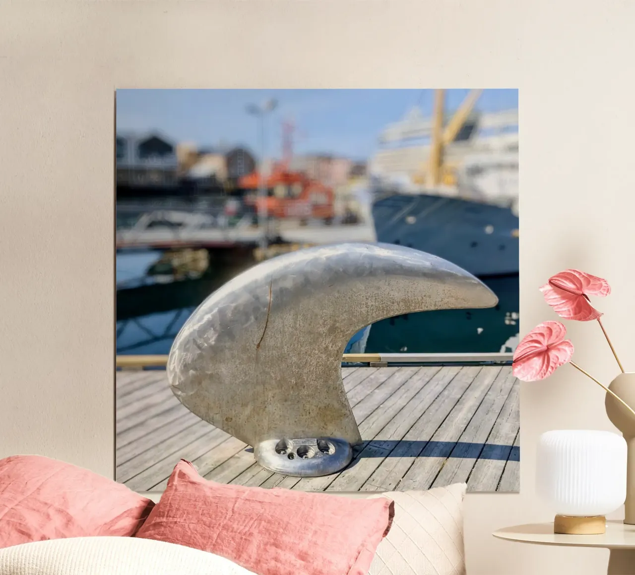 Hammerfest, Norvegia, motivo 2 poster con telaio in legno da ZAMART - Fotografie
