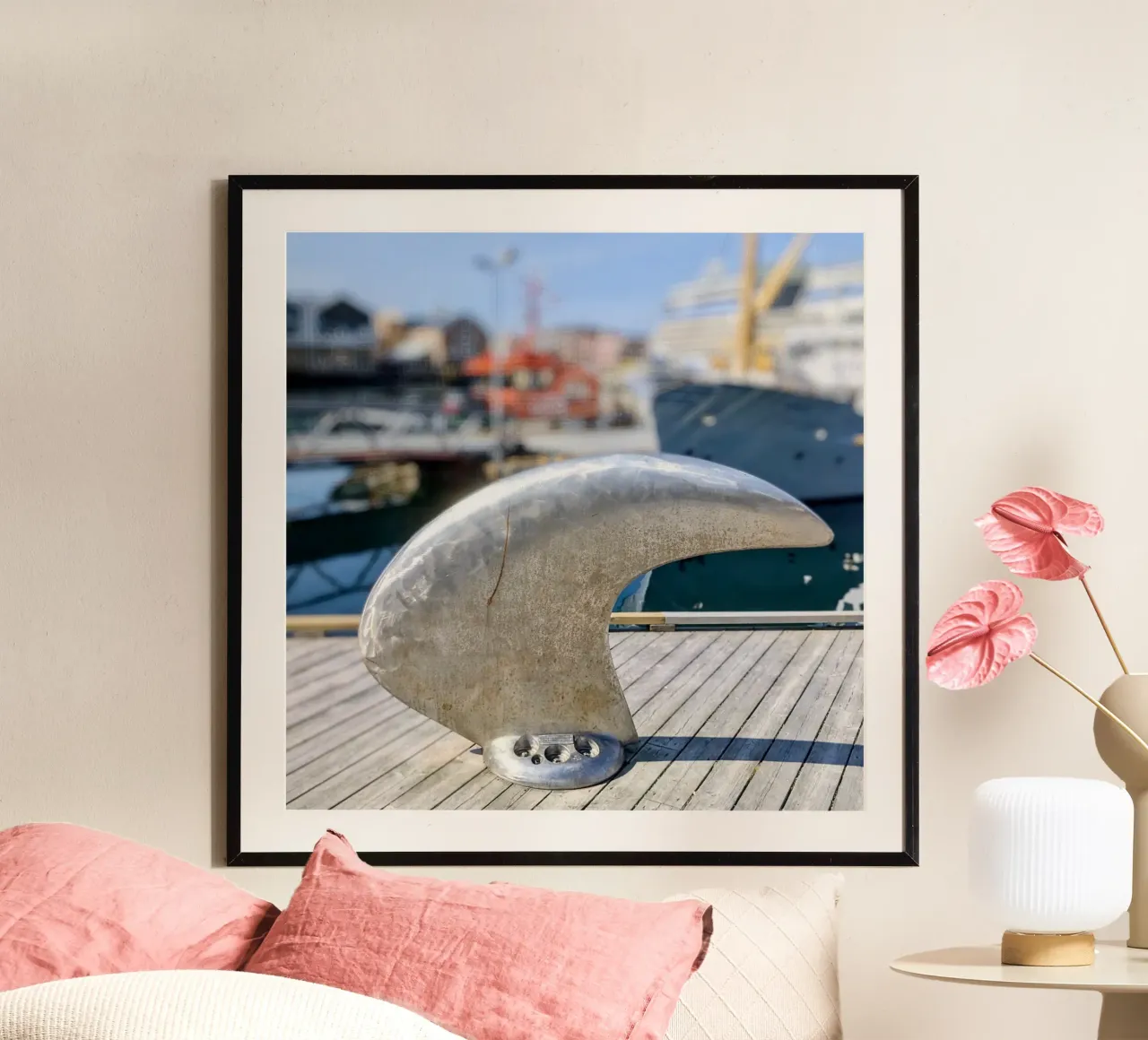 Hammerfest, Norvegia, motivo 2 poster con telaio in legno da ZAMART - Fotografie