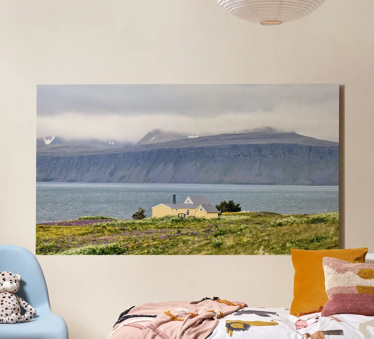 Hornstrandir, IJsland, motief 2 canvas met Baklijst van ZAMART - Fotografie