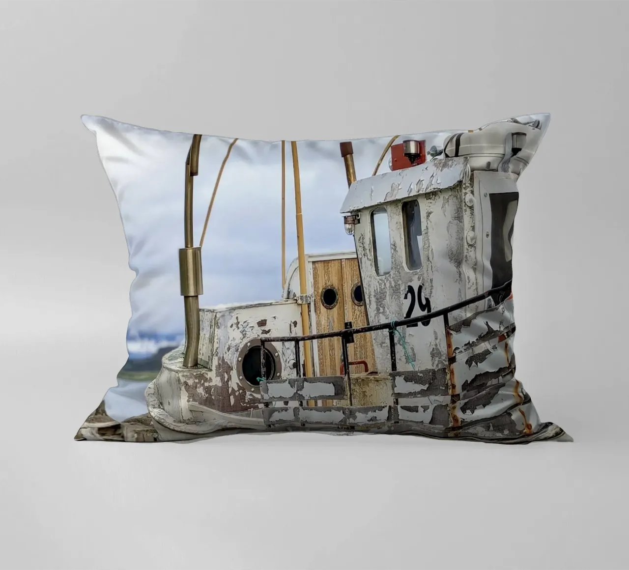 Isafjördur, Iceland, motif 1 decorative cushion by ZAMART - Fotografie