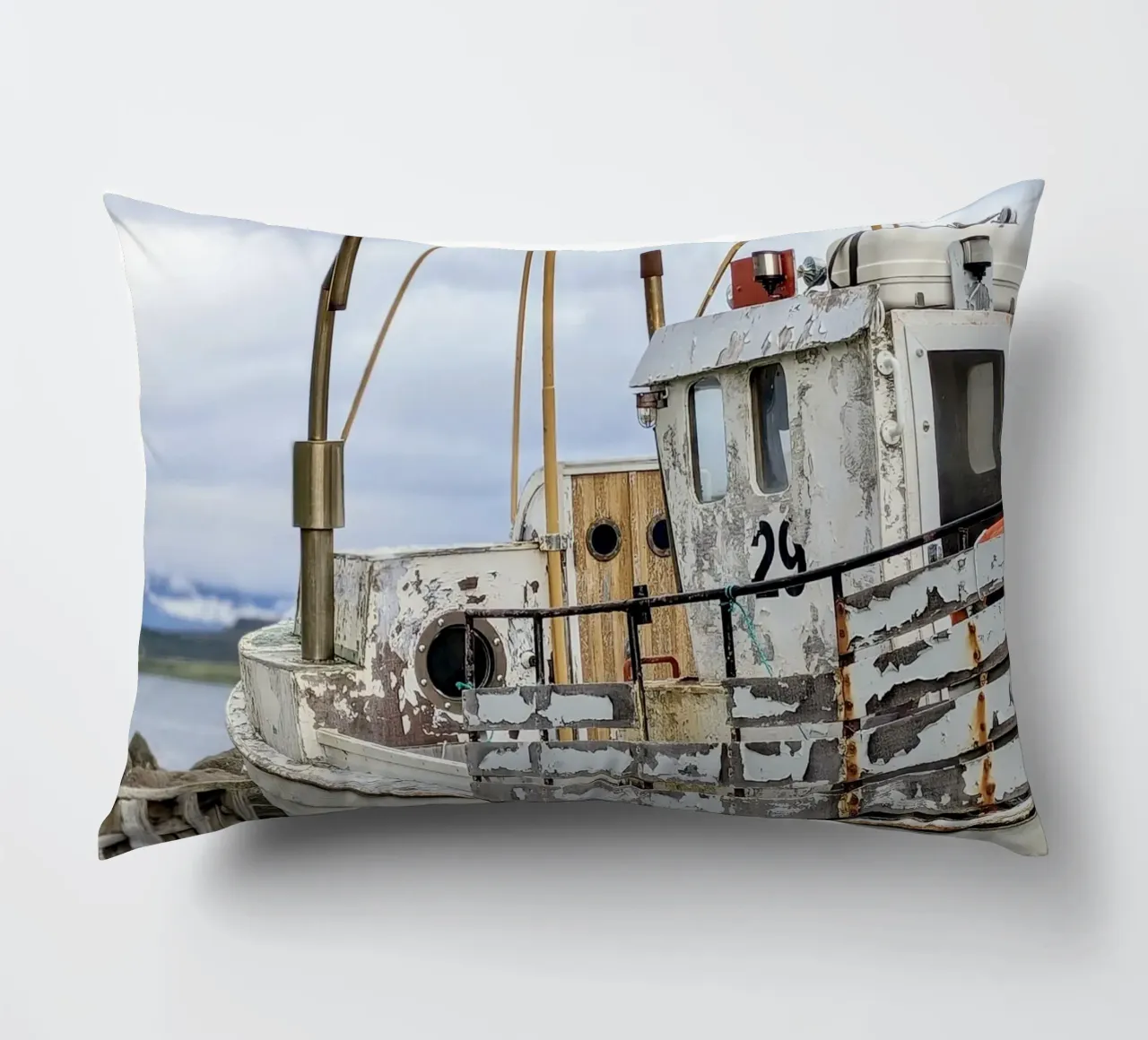 Isafjördur, Iceland, motif 1 decorative cushion by ZAMART - Fotografie