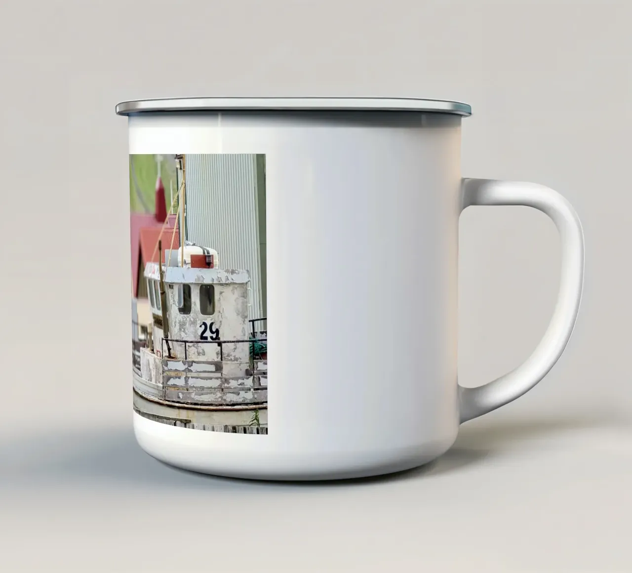 Isafjördur, Islanda, motivo 2 tazza in smalto da ZAMART - Fotografie