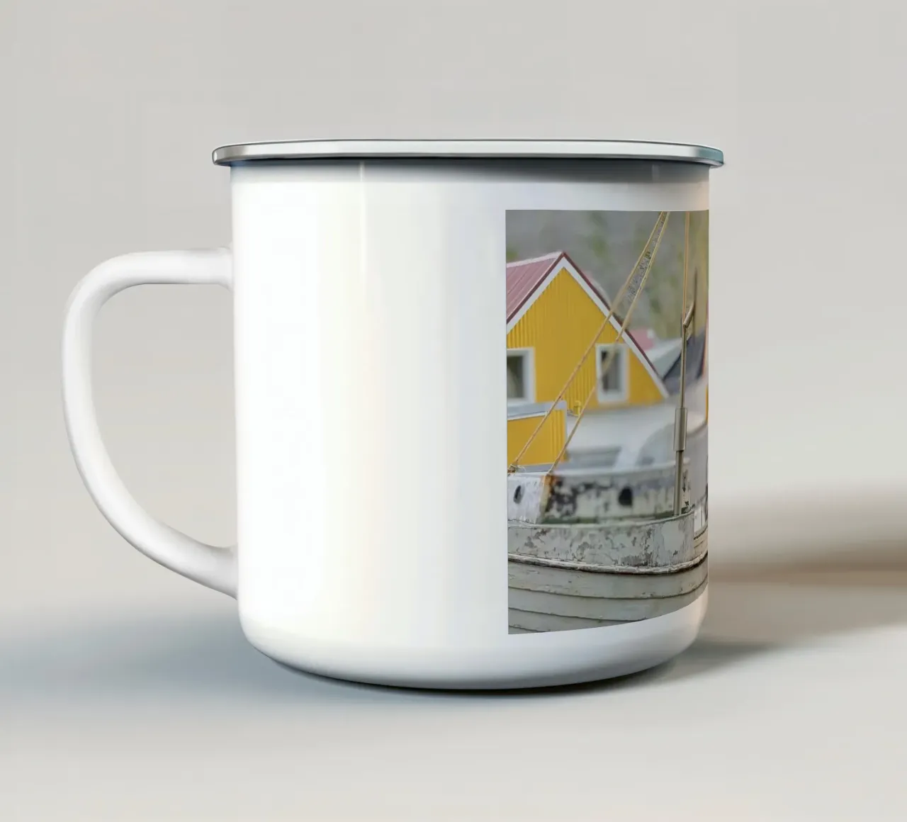 Isafjördur, Islanda, motivo 2 tazza in smalto da ZAMART - Fotografie