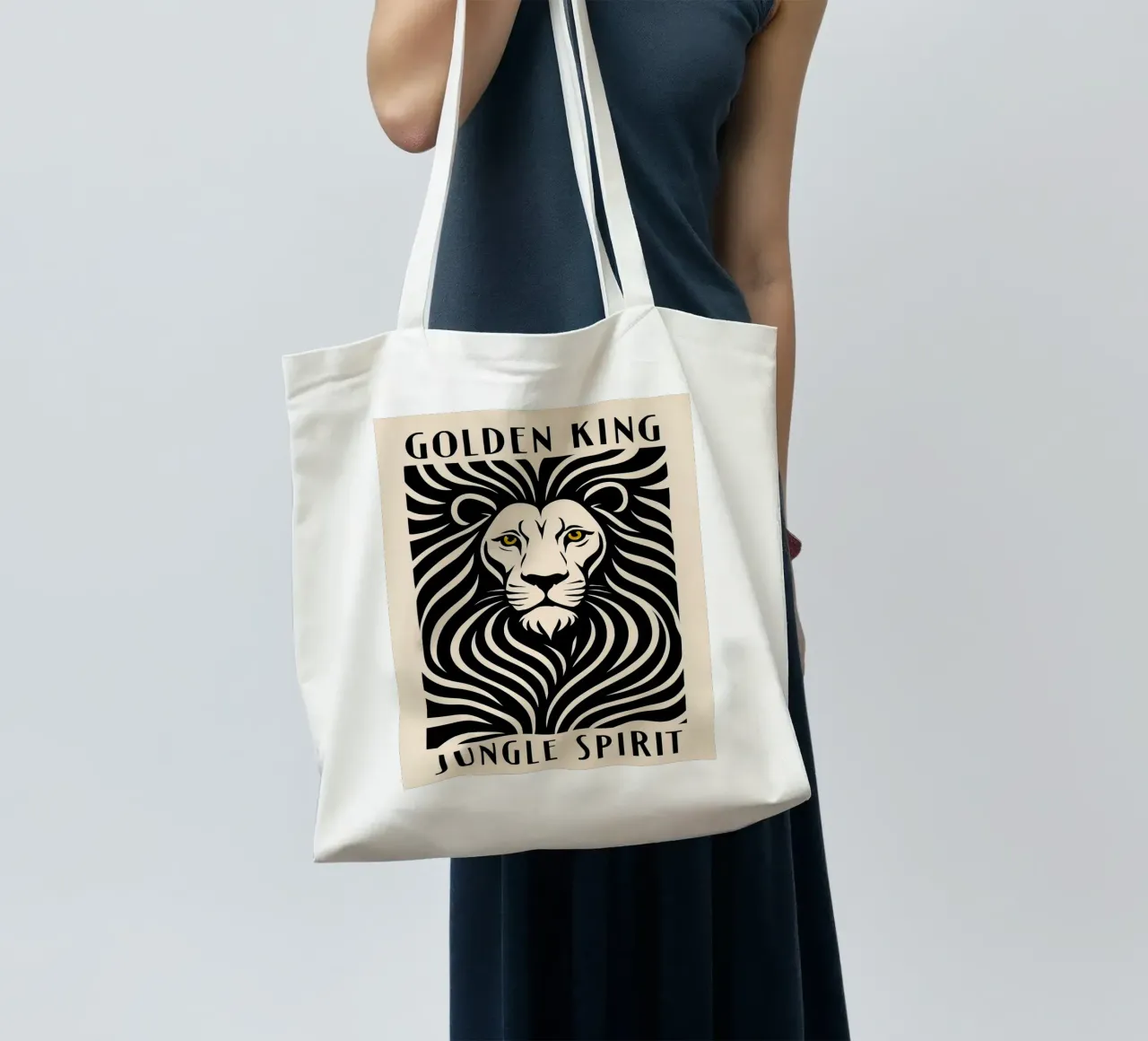 Re d'oro borsa in juta da 🎁 ARTVI-SHOP