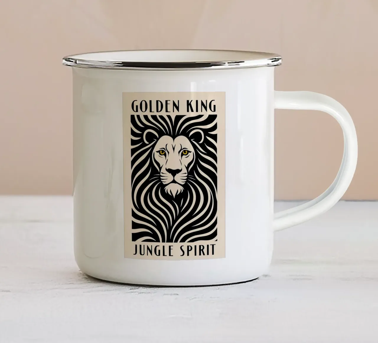 Re d'oro tazza in smalto da ARTVI-SHOP
