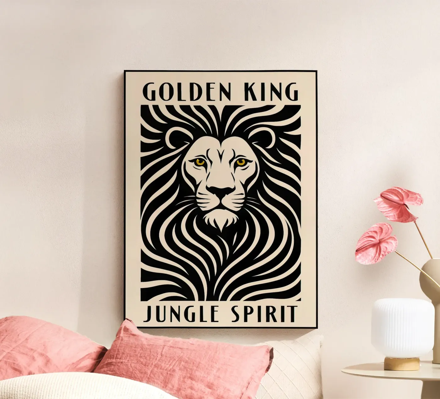 Golden king acrylic glass by 🎁 NOBELART