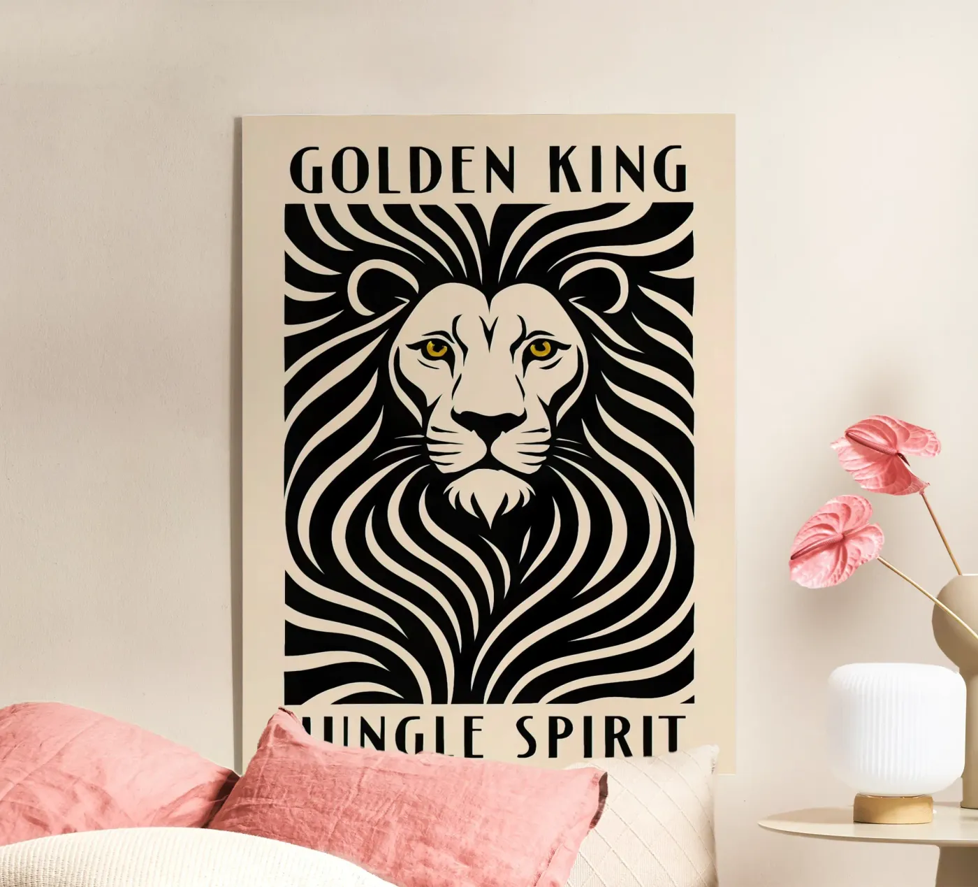 Golden king acrylic glass by 🎁 NOBELART