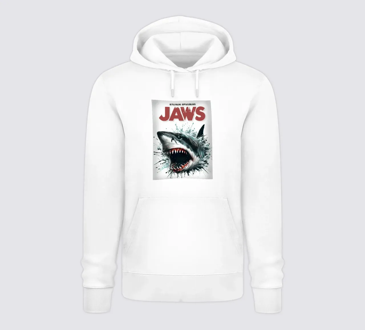 Jaws felpa con cappuccio da The Movie Wall