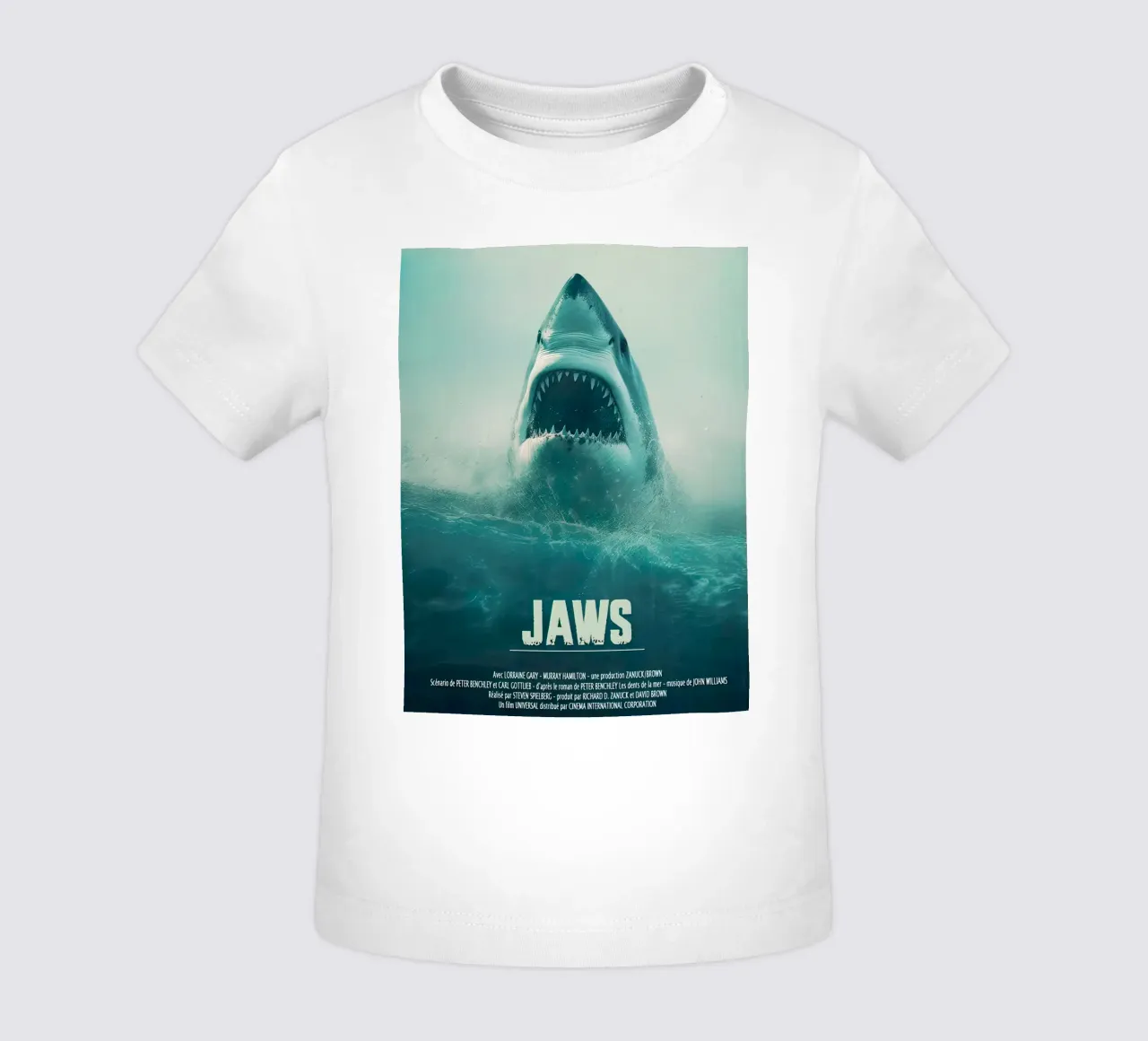 Jaws maglietta neonato da 🎞 The Movie Wall