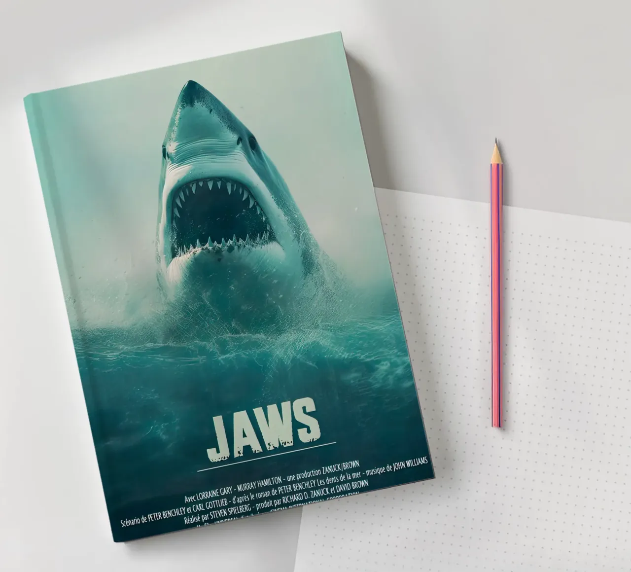 Jaws notebook by 🎞 The Movie Wall