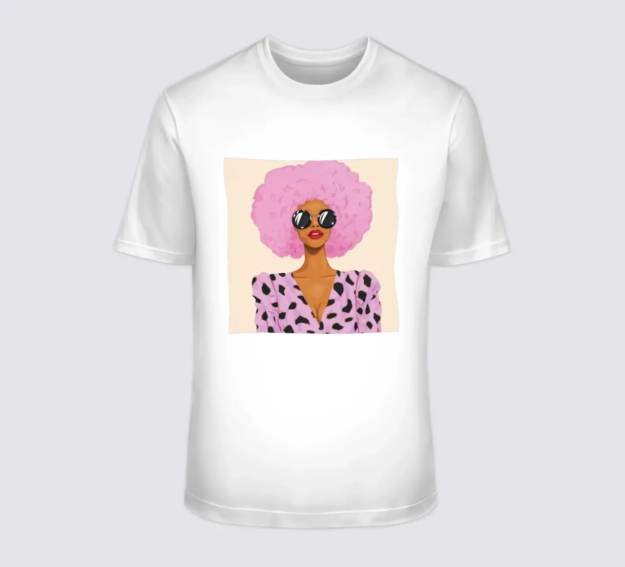 Electric Pink Diva t-shirt by Aether Brush