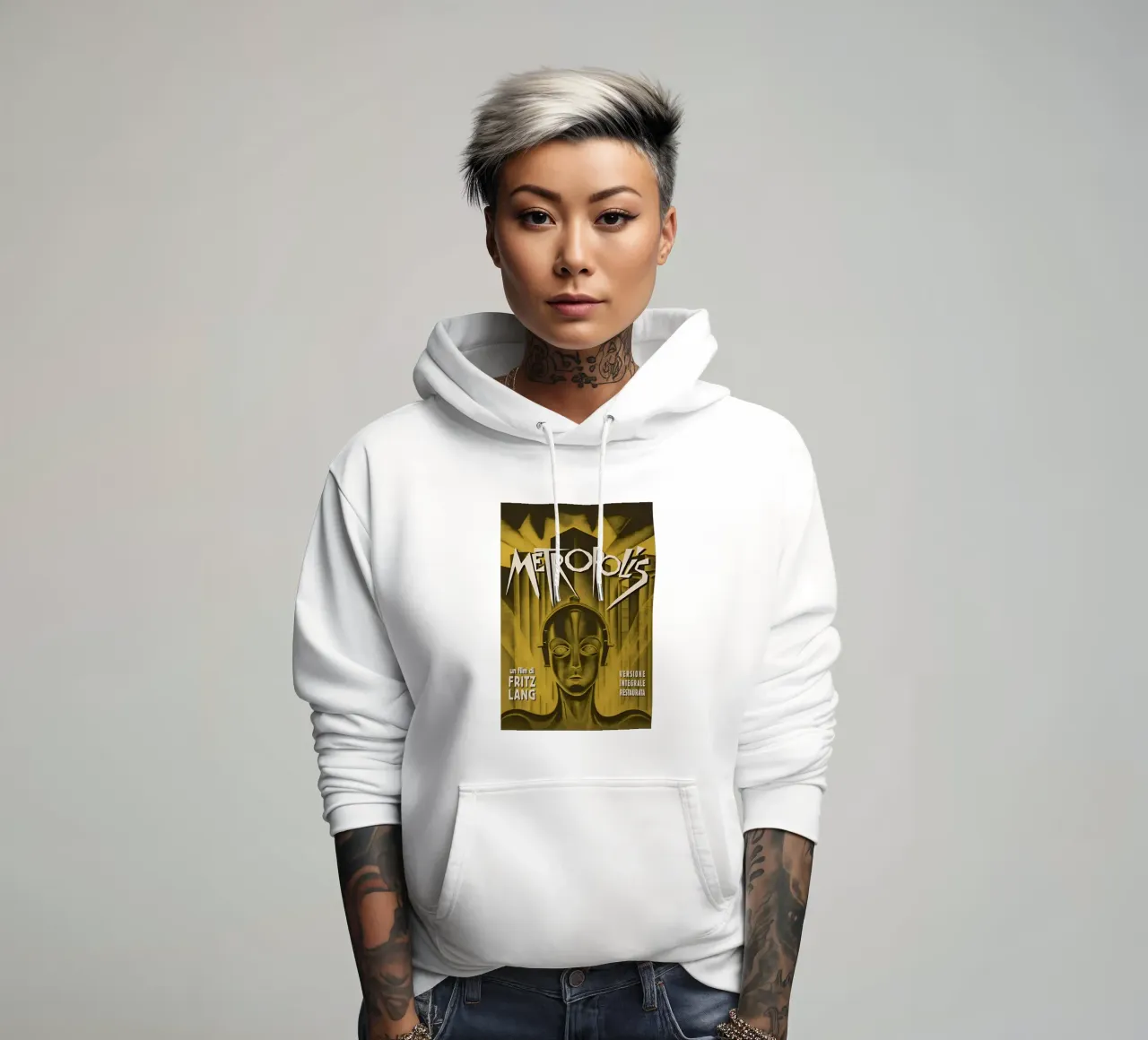 Metropolis felpa con cappuccio da Attaboy Dsgn