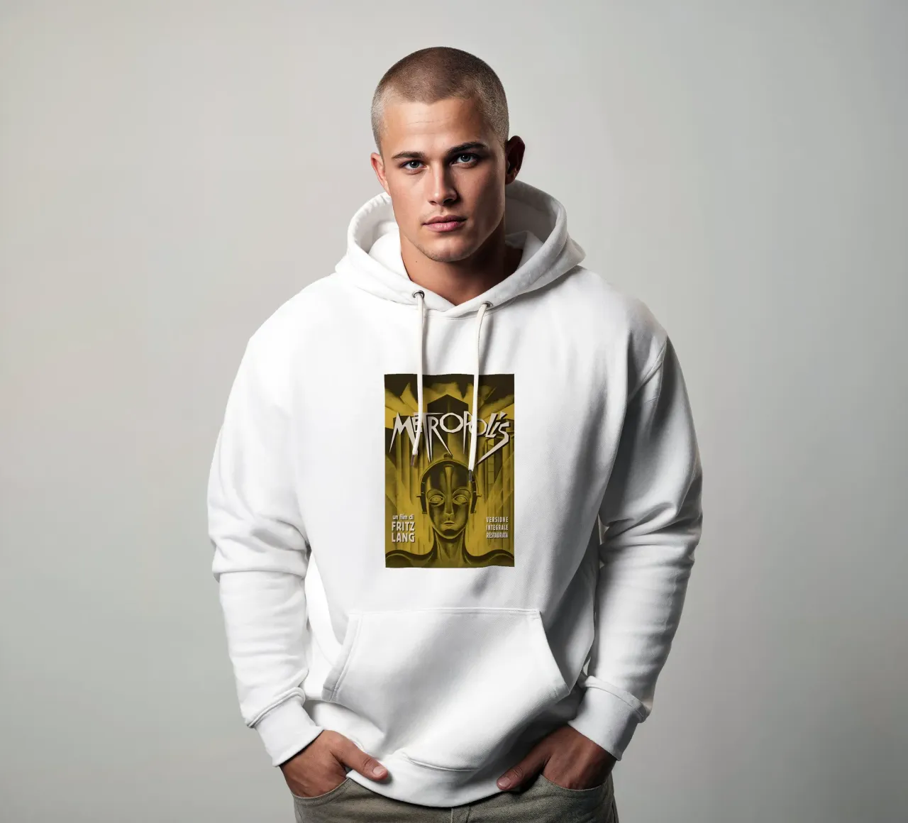 Metropolis felpa con cappuccio da Attaboy Dsgn