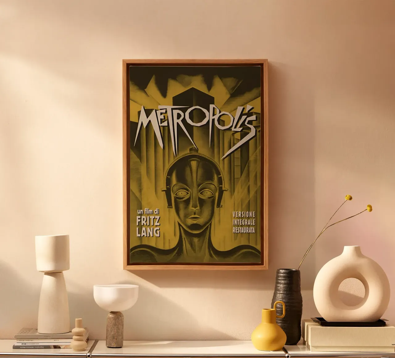 Metropolis tela con Cornice a cassetta da Attaboy Dsgn