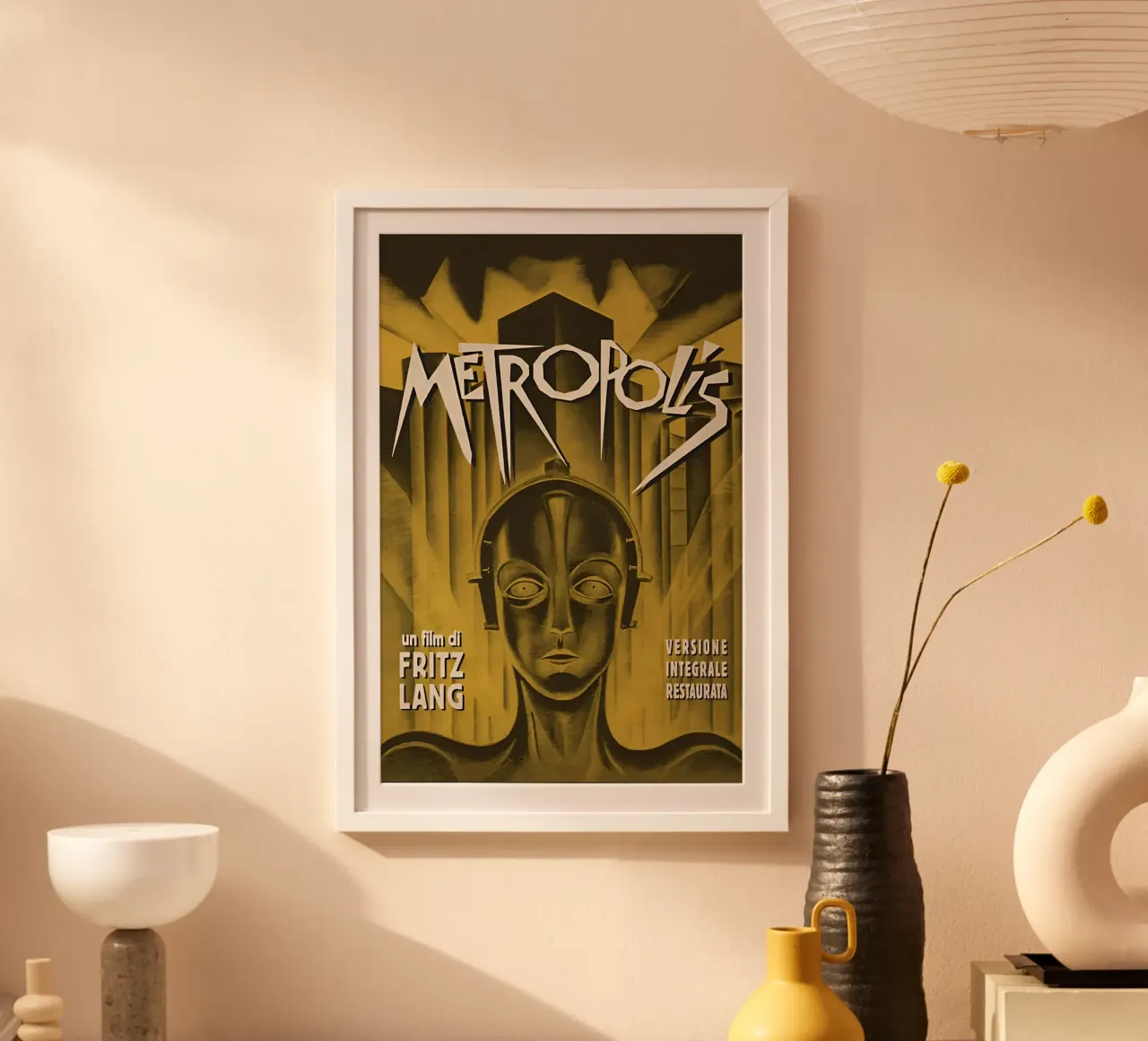Metropolis poster con telaio in plastica da Attaboy Dsgn