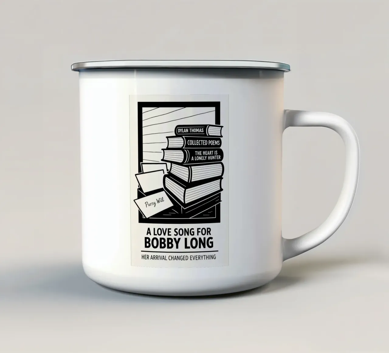 A Love Song For Bobby Long tazza in smalto da MoviesArt