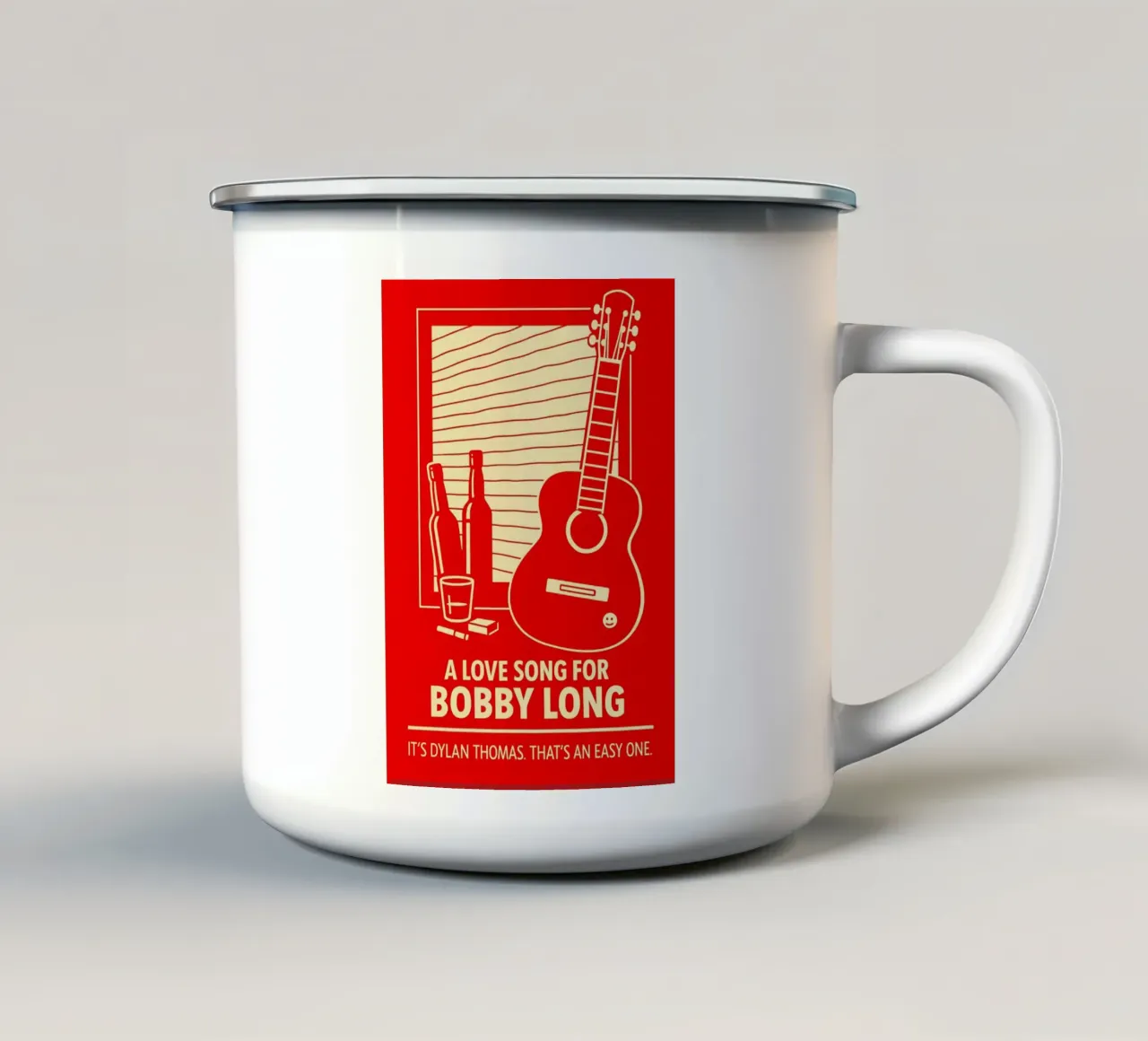 A Love Song For Bobby Long tazza in smalto da MoviesArt