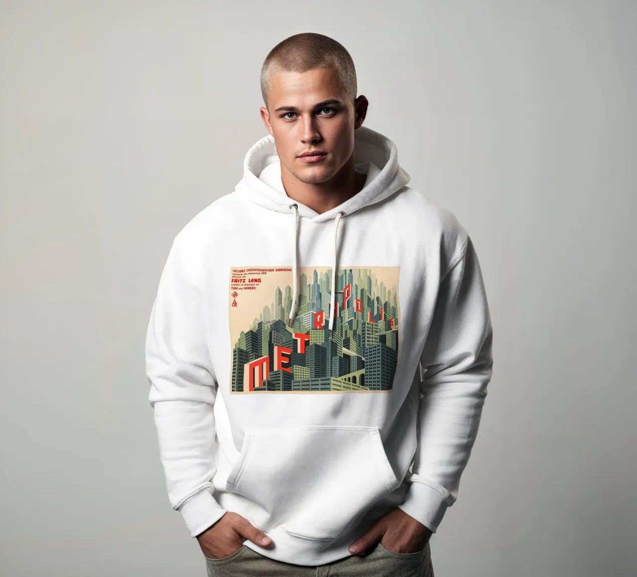 Metropolis felpa con cappuccio da Attaboy Dsgn