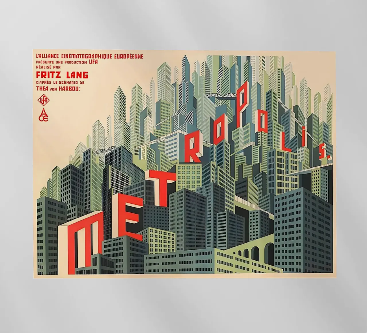 Metropolis pellicola backlit da Attaboy Dsgn