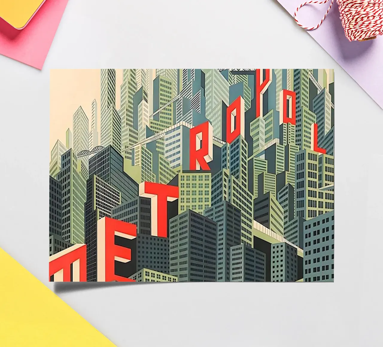 Metropolis sticker sheet by Attaboy Dsgn