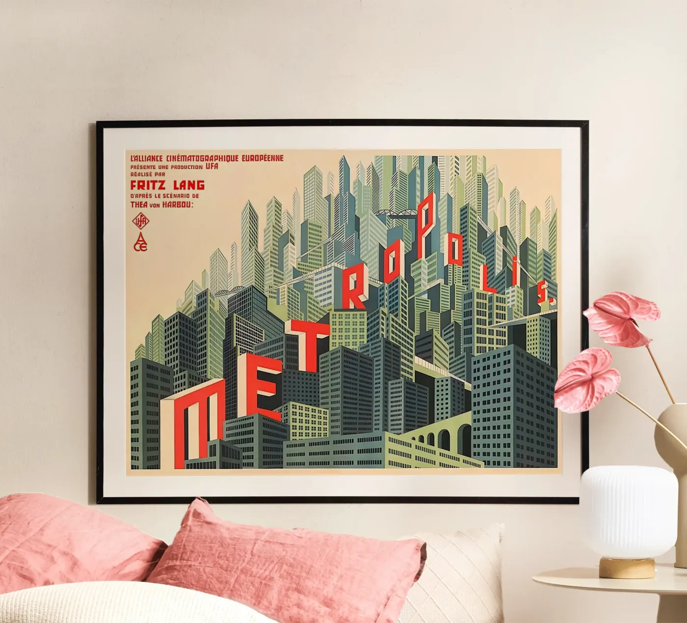 Metropolis poster van Attaboy Dsgn