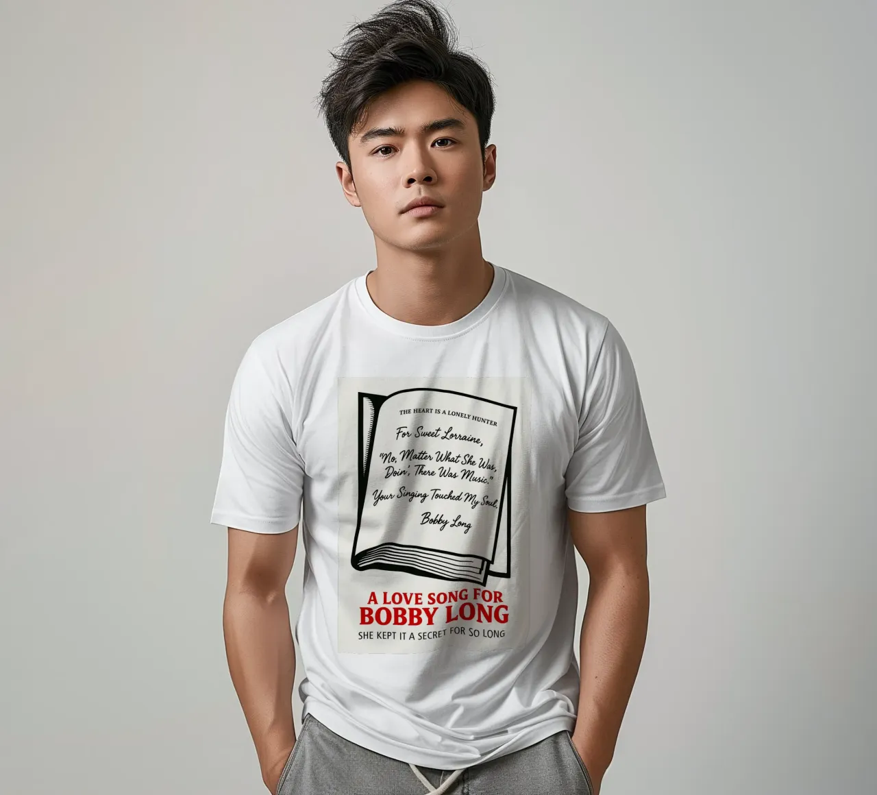 A Love Song For Bobby Long t-shirt da MoviesArt