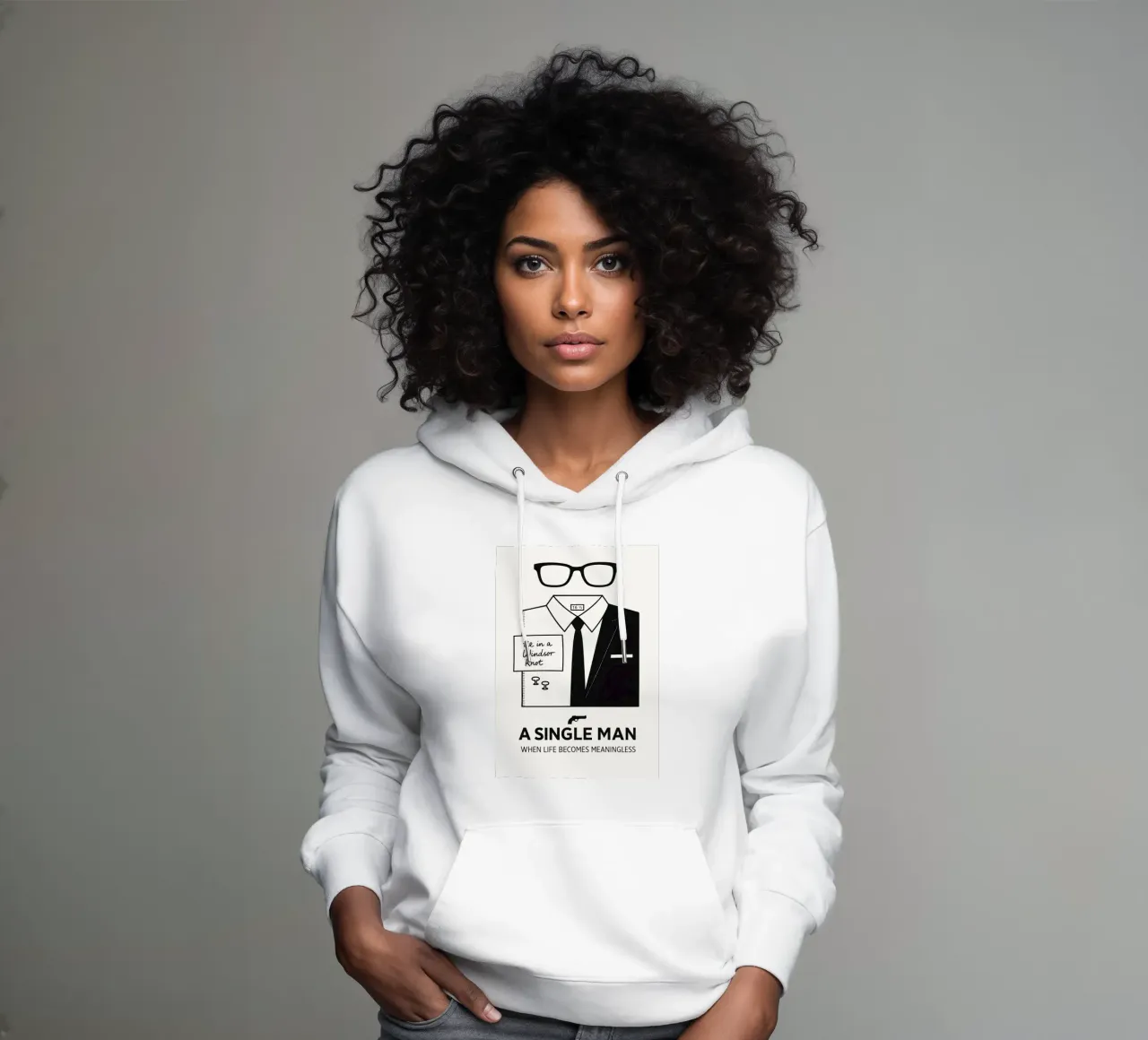 A Single Man Print felpa con cappuccio da MoviesArt