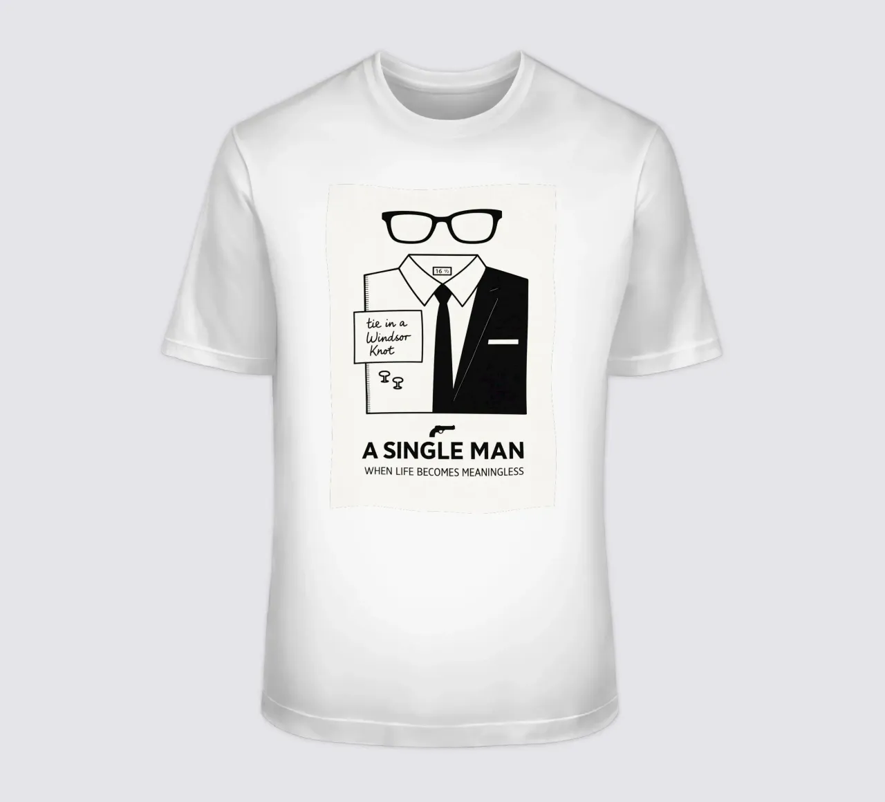 A Single Man Print t-shirt da MoviesArt