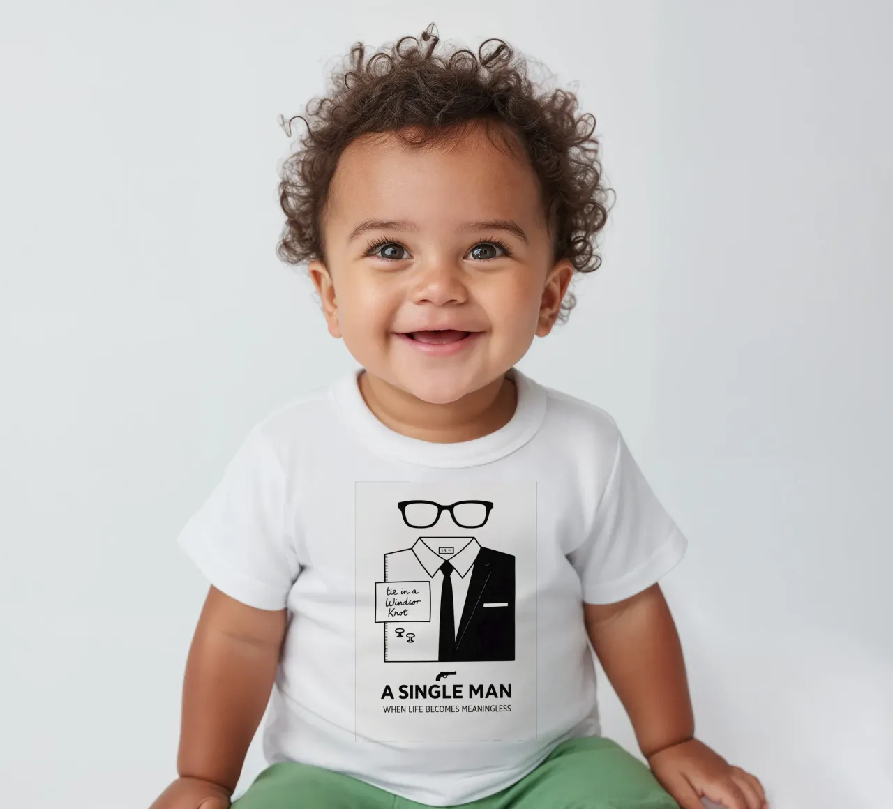 A Single Man Print maglietta neonato da MoviesArt