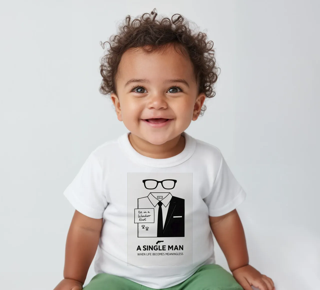 A Single Man Print camiseta de bebé de MoviesArt