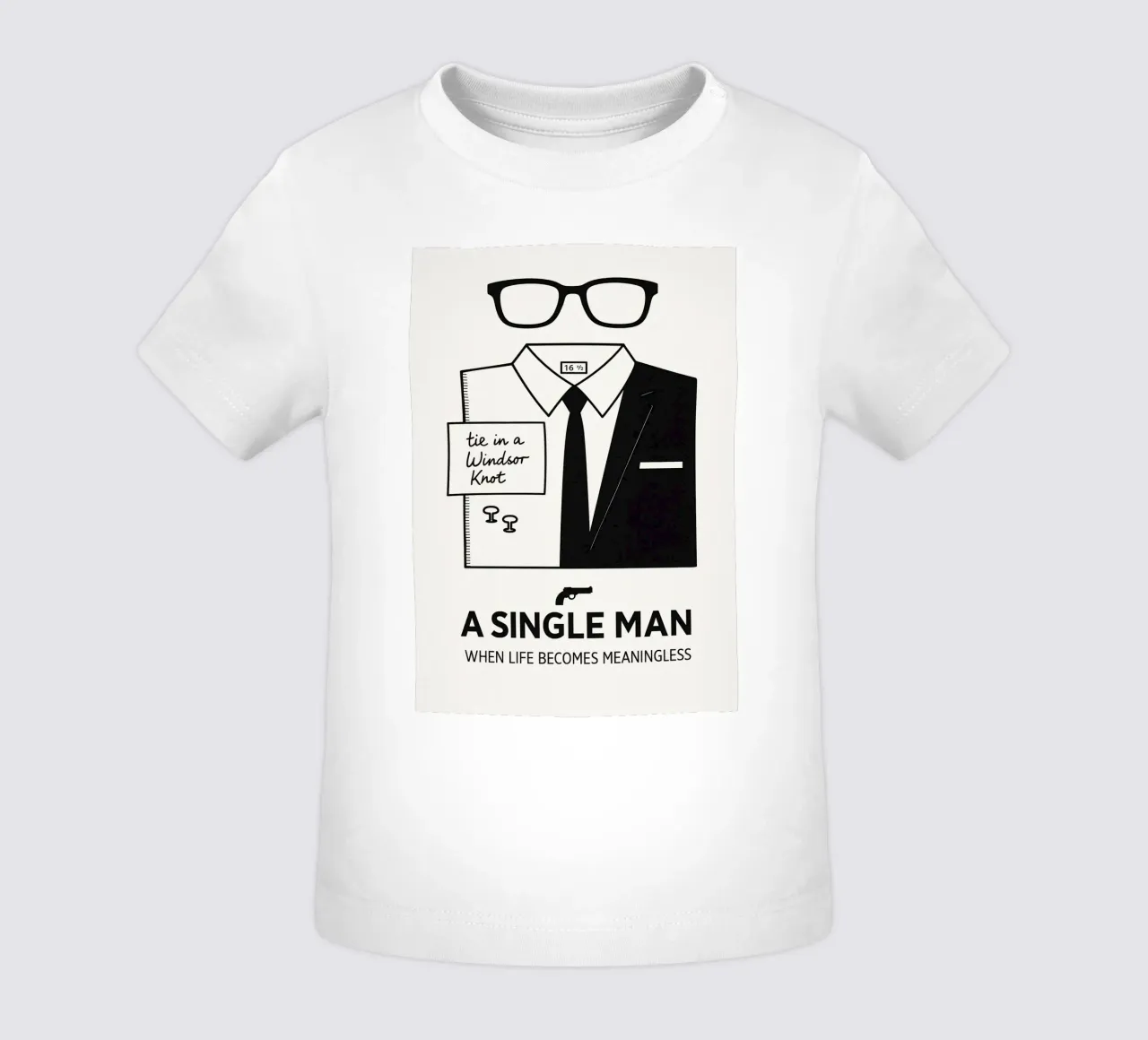 A Single Man Print camiseta de bebé de MoviesArt