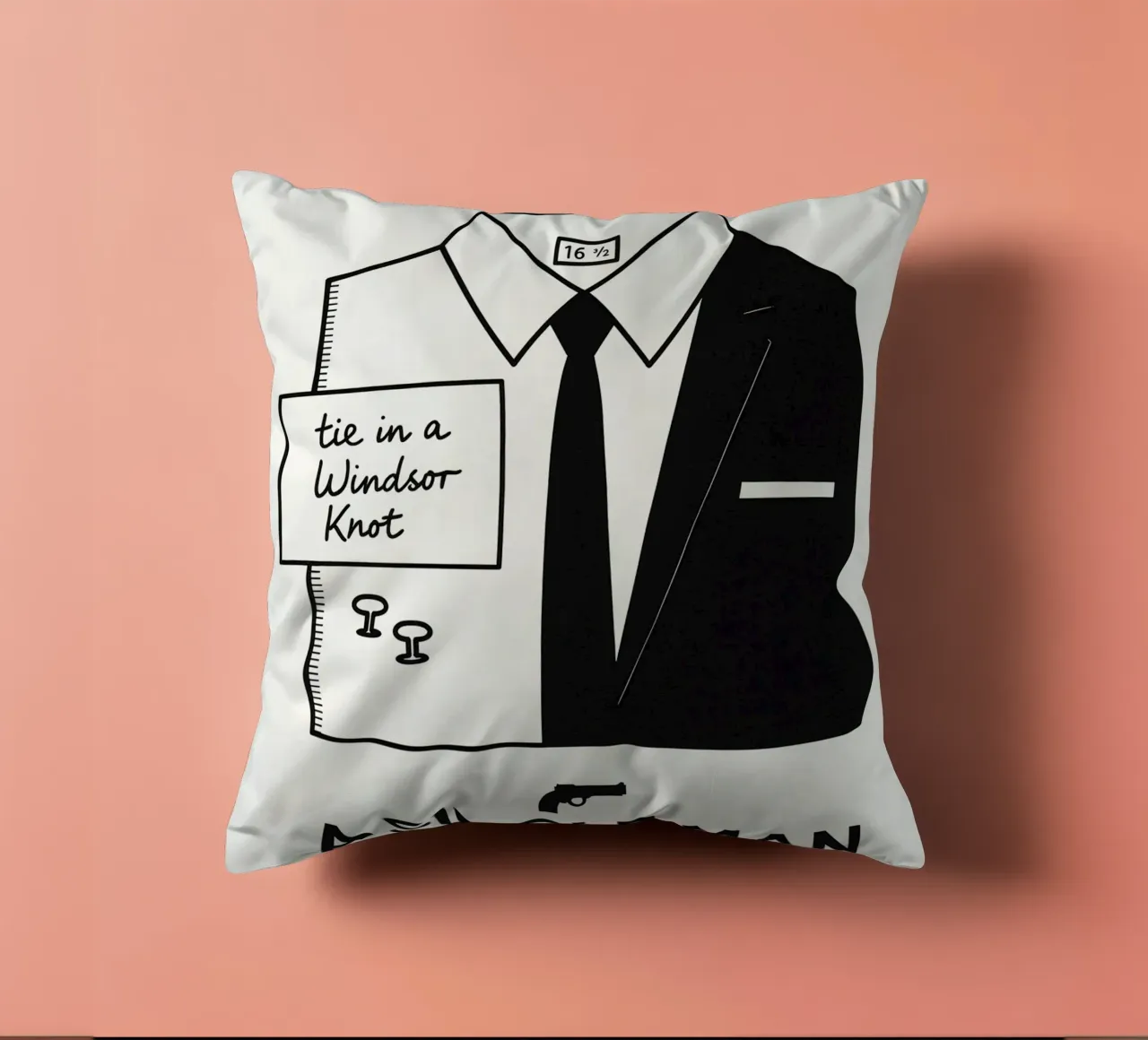 A Single Man Print cuscino da MoviesArt