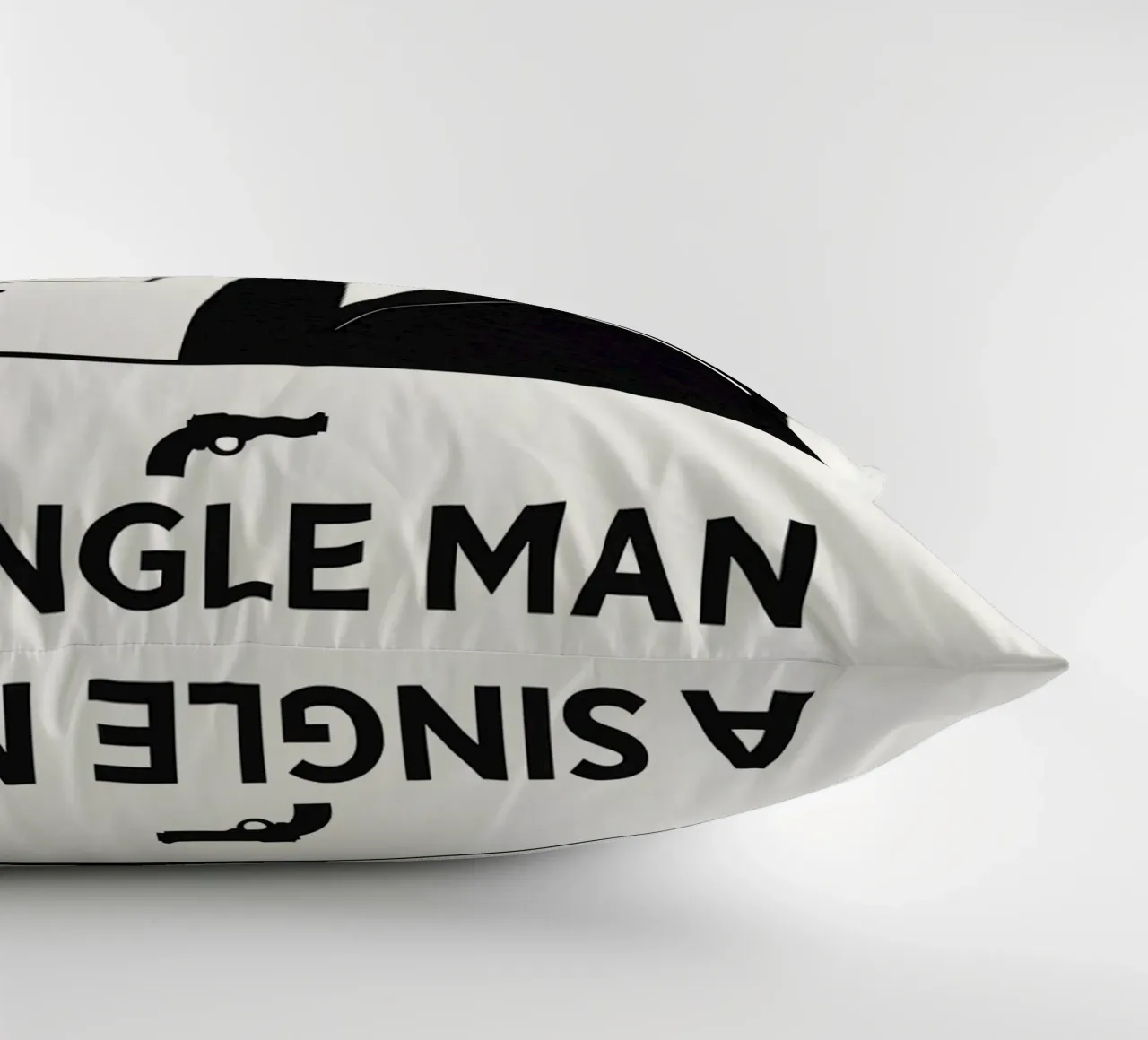 A Single Man Print Kissen von MoviesArt