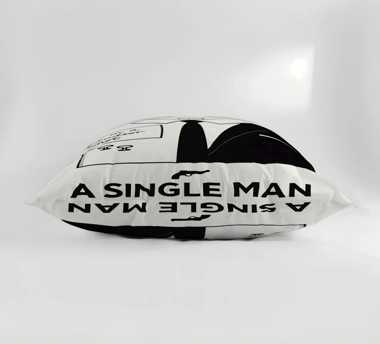 A Single Man Print Kissen von MoviesArt