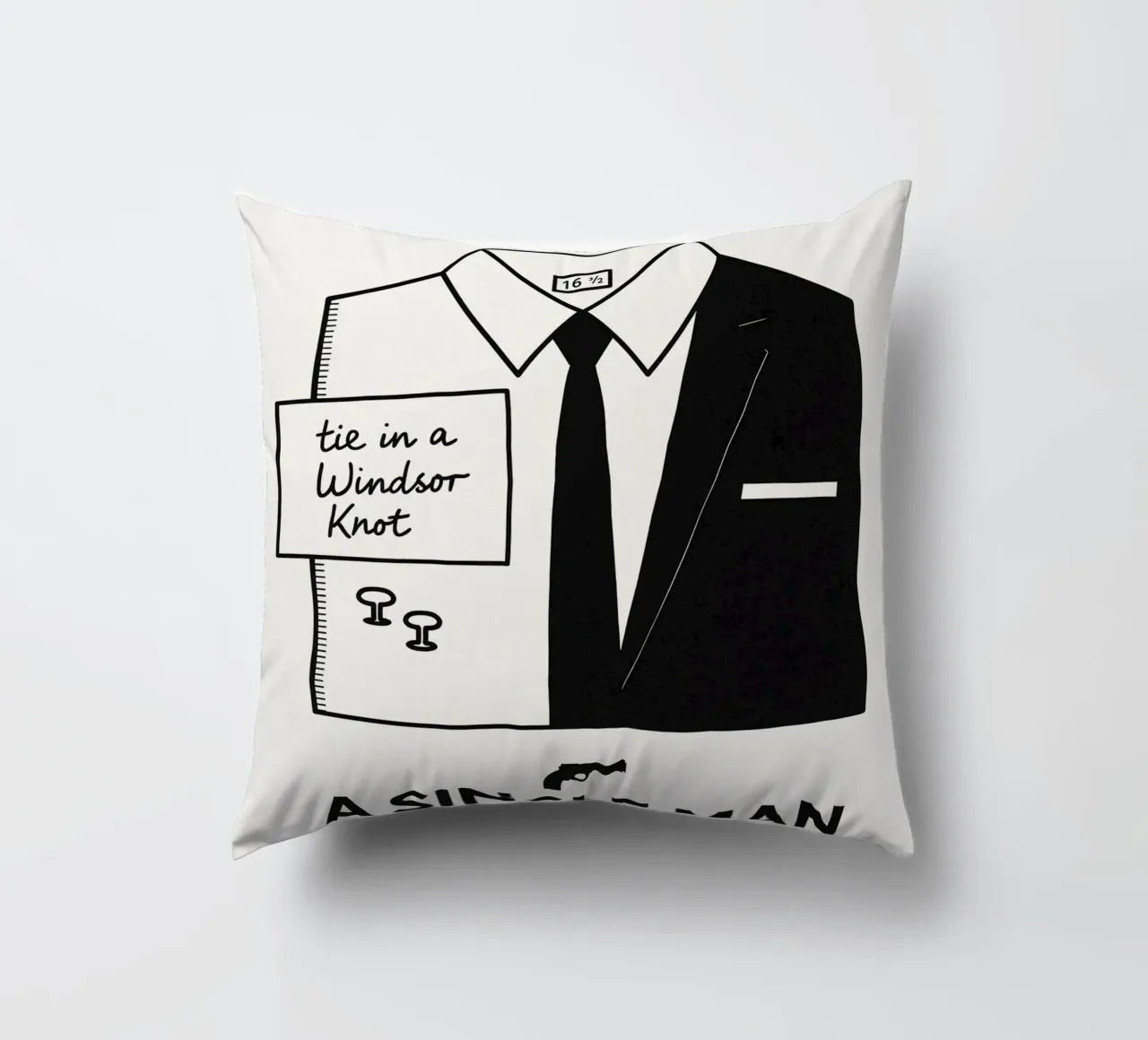 A Single Man Print cuscino da MoviesArt