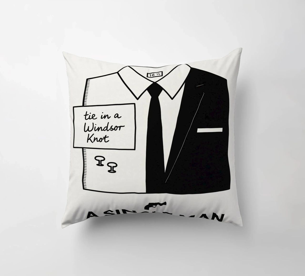 A Single Man Print cuscino da MoviesArt
