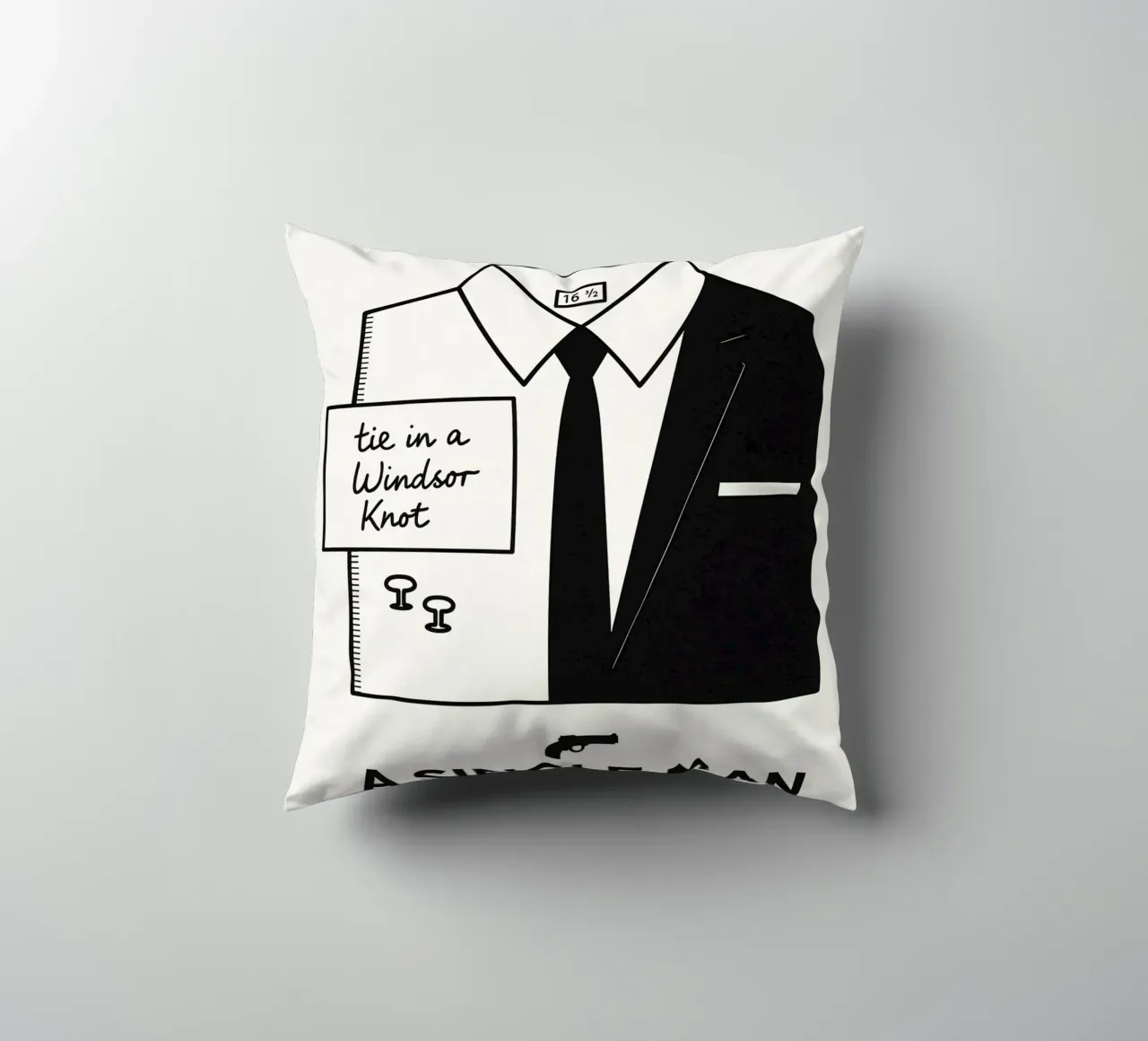 A Single Man Print cuscino da MoviesArt