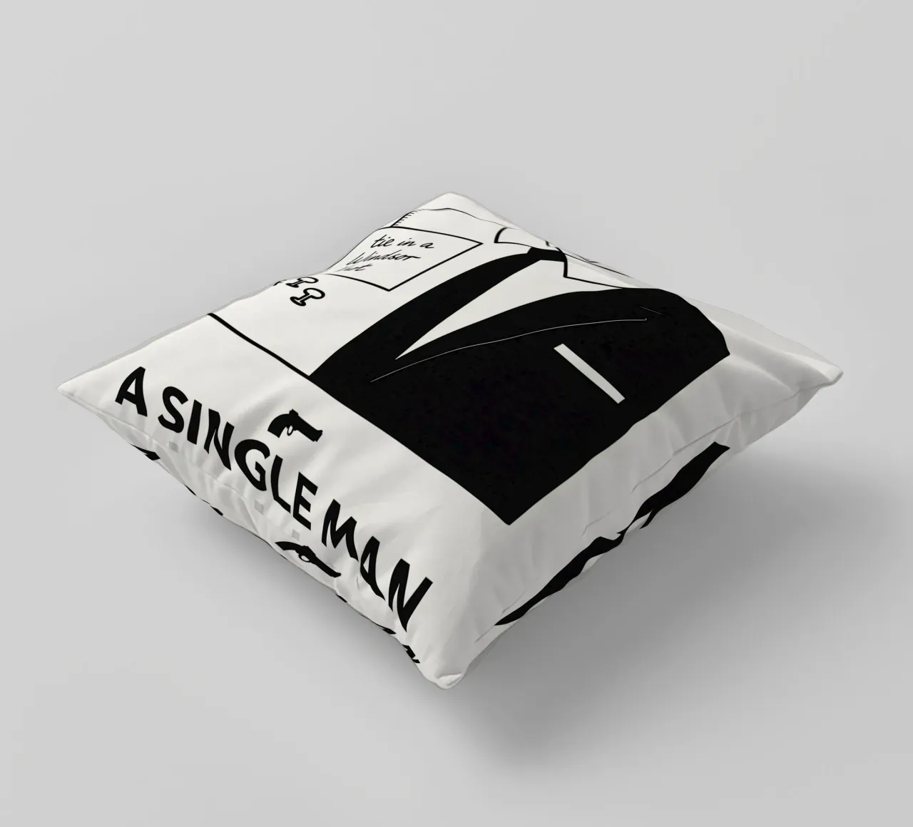A Single Man Print cuscino da MoviesArt