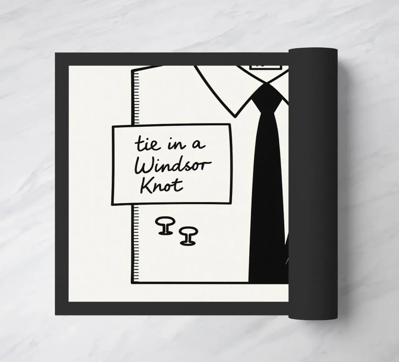 A Single Man Print Fußmatte von MoviesArt