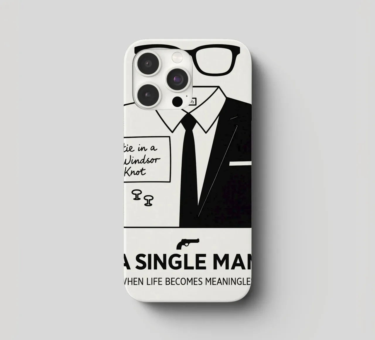 A Single Man Print cover iphone da MoviesArt