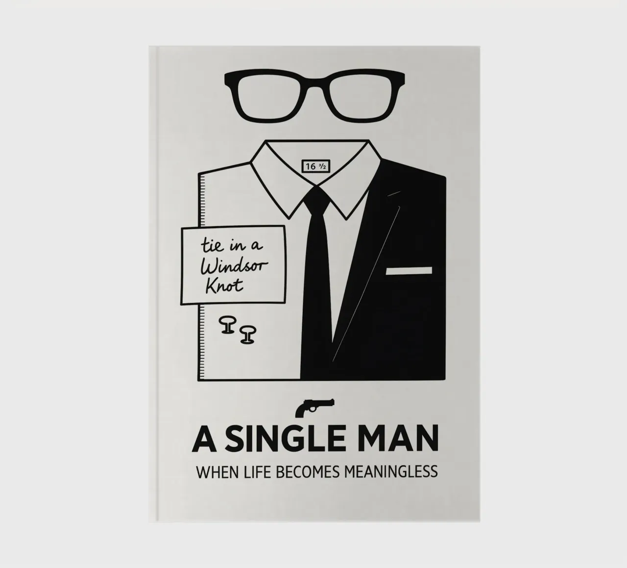 A Single Man Print Notizbuch von MoviesArt