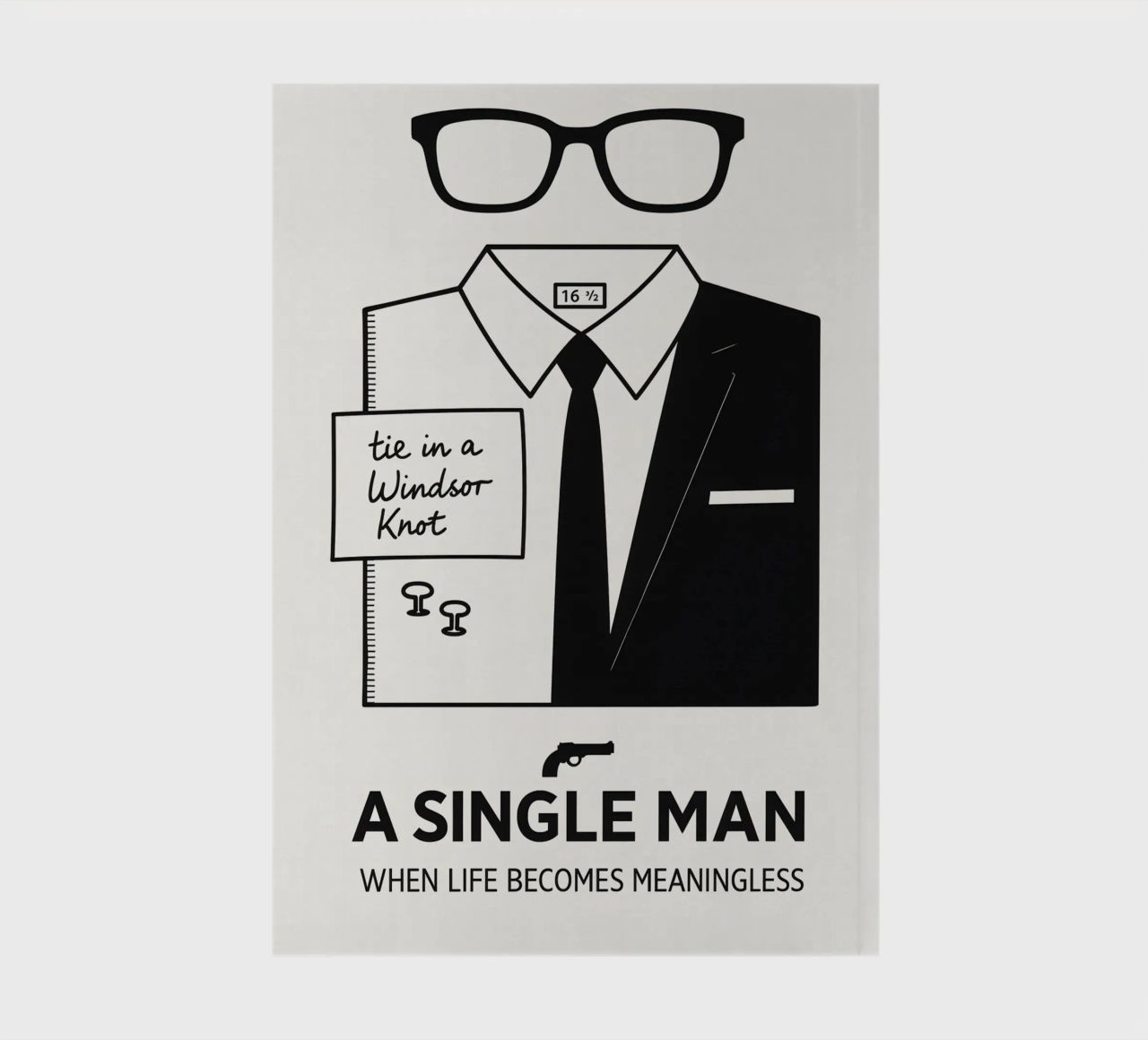 A Single Man Print notebook by MoviesArt