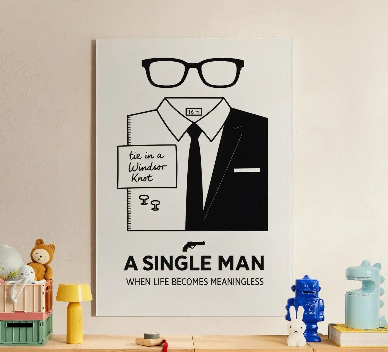 A Single Man Print acryl van MoviesArt